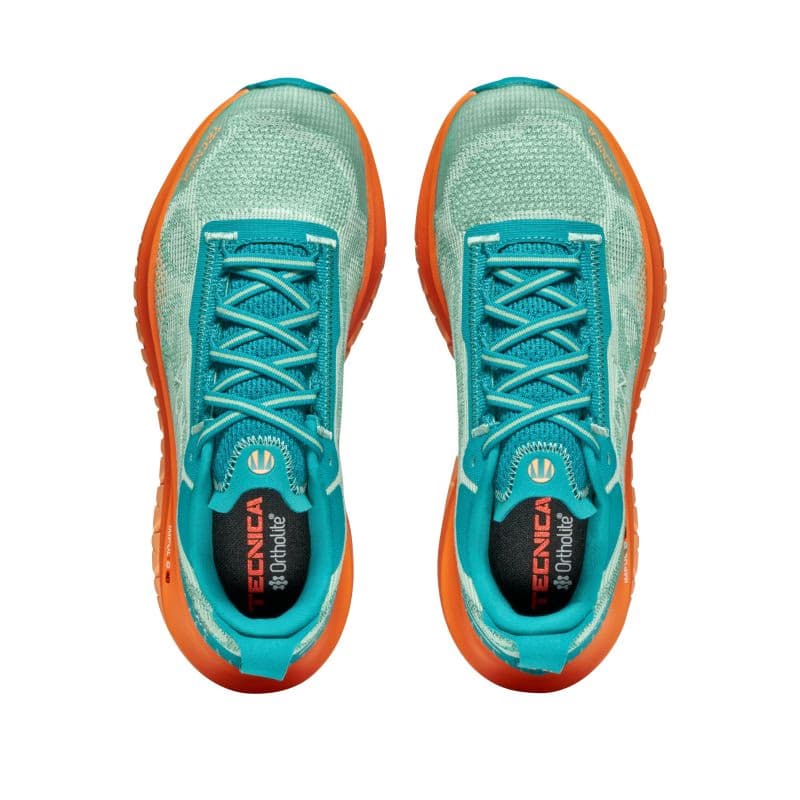 Dámska bežecká trailová obuv TECNICA Pyrox Hybrid Ws, orange aqua green 5