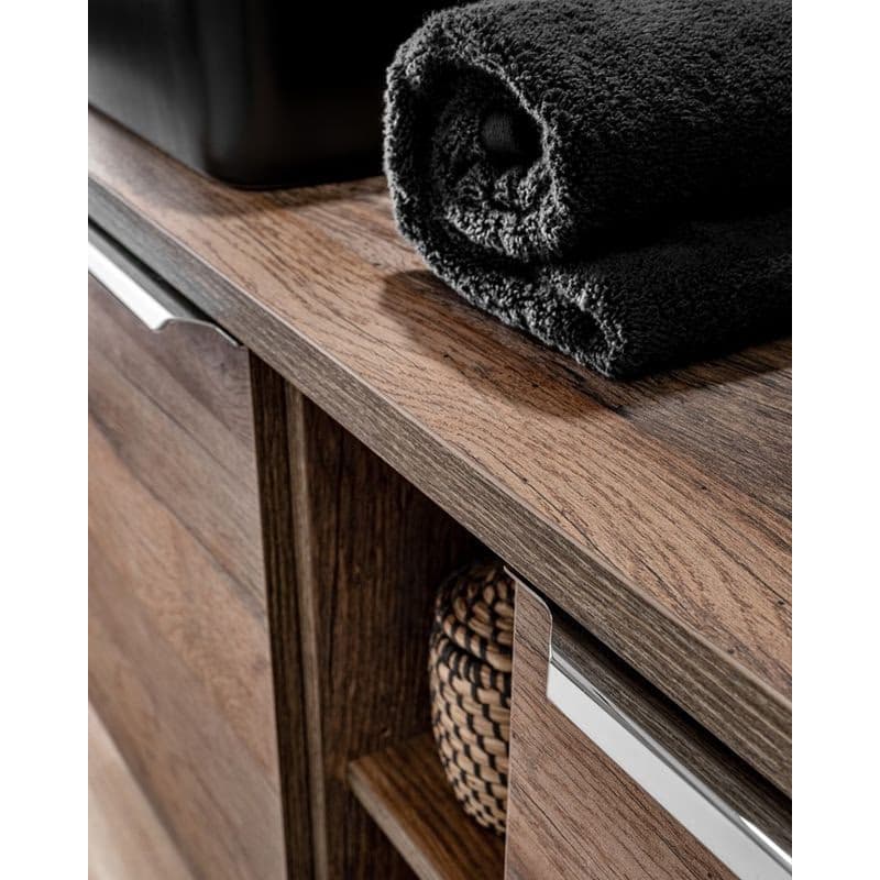 ArtCom Regál do kúpeľne SANTA FE Oak 81-01 3