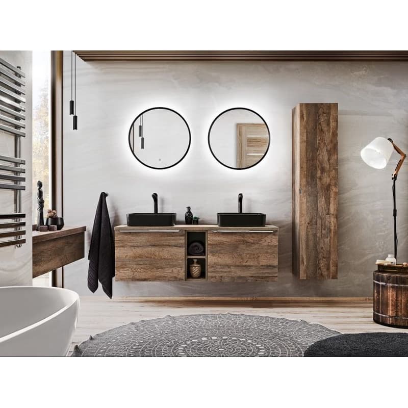 ArtCom Regál do kúpeľne SANTA FE Oak 81-01 6