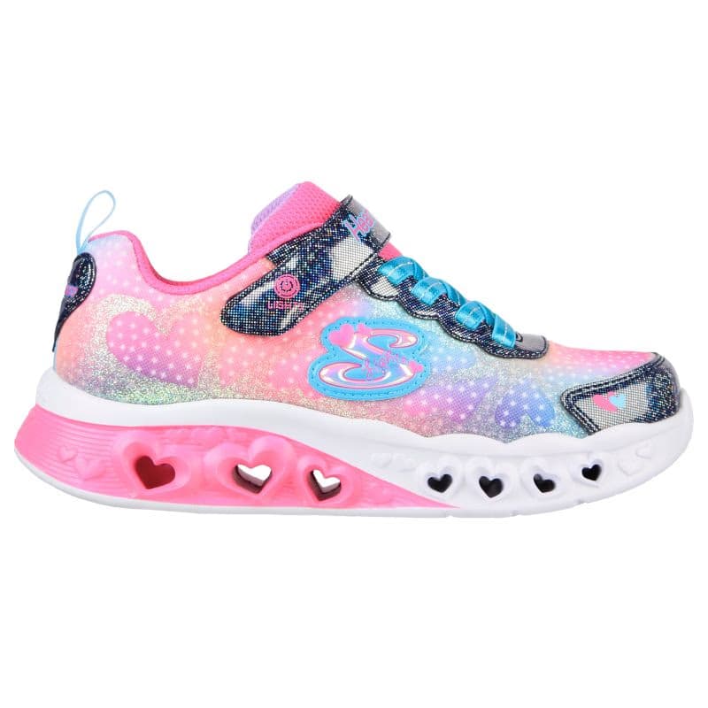Dievčenská rekreačná obuv SKECHERS Flutter Heart Lights Simply L K navy 2