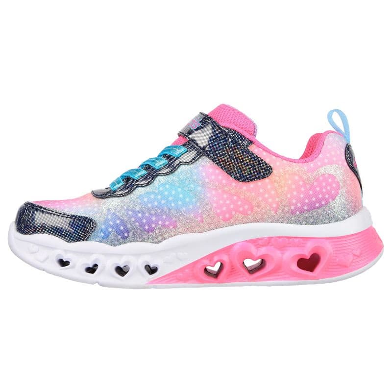Dievčenská rekreačná obuv SKECHERS Flutter Heart Lights Simply L K navy 3