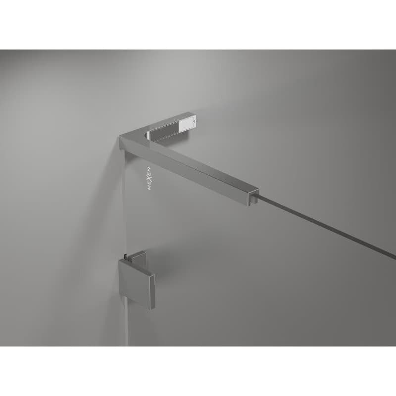 MEXEN/S - Lunar L vaňová zástena FIX 50 x 150, transparent, chróm 897L-050-000-01-00 6