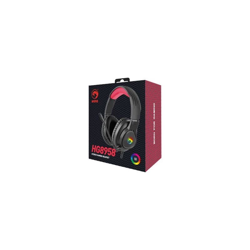 Marvo HG8958 sluchátka s mikrofónom, káblové, čierna, herná, 3.5 mm jack + rozdvojka + USB 6