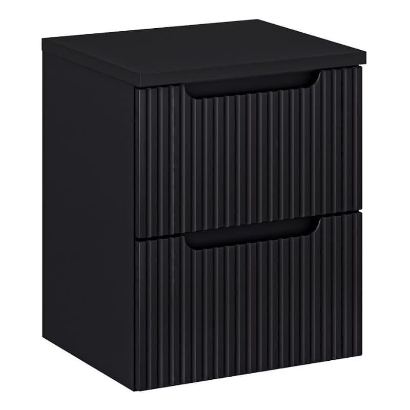 ArtCom Kúpeľňová skrinka s doskou NOVA Black D50/2 | 50 cm 1