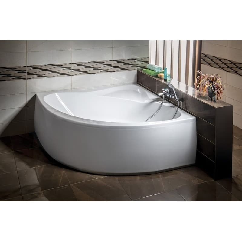 AQUALINE - DYJE rohová vaňa 150x150x41cm, biela A1550 4