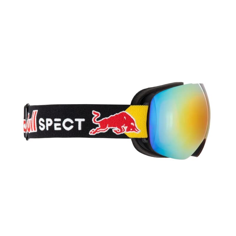 Lyžiarske okuliare RED BULL SPECT BENT-01RE2, black brown with red mirror 3