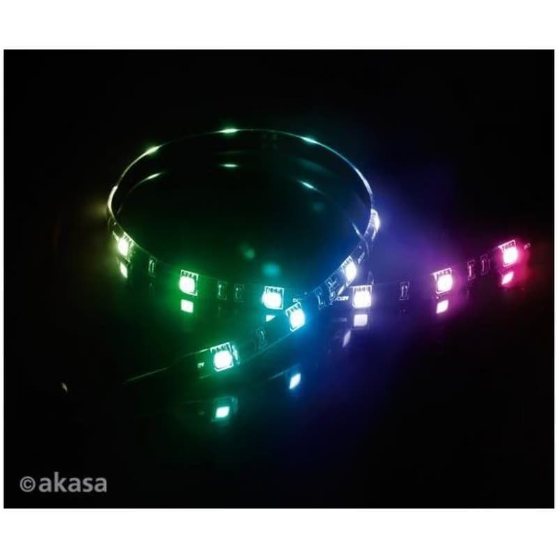 AKASA LED pásik Vegas MB, magnetický, 50cm, RGB 12V 5
