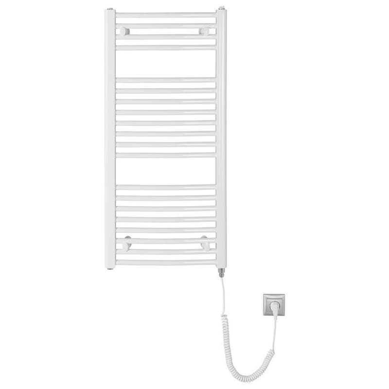 AQUALINE - ORBIT-E elektrické vykurovacie teleso, oblé, 450x960 300 W, biela ILEO94T