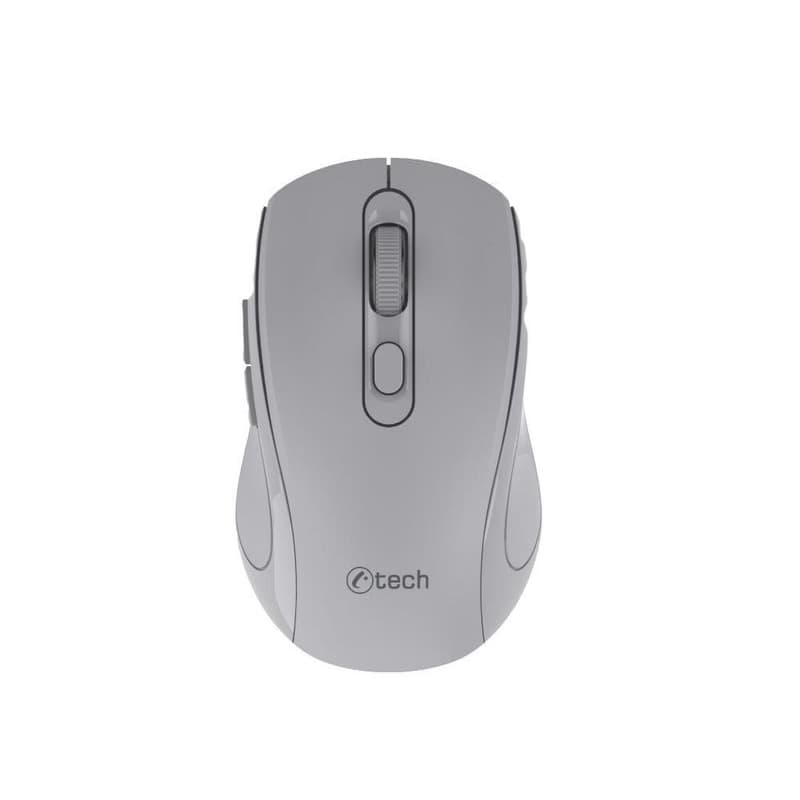 C-TECH myš Dual mode WLM-12GR, bezdrôtová, 1600DPI, 6 tlačidiel, šedá, USB nano receiver 1