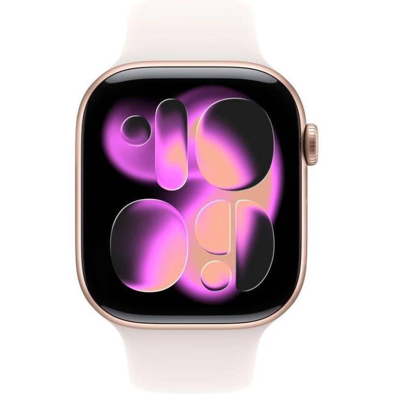 Apple Watch Series 11 GPS 46mm Rose Gold Aluminium Case with Light Blush Šport Band - S/M 2