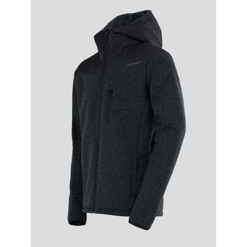Pánska mikina so zipsom FUNDANGO Ashford Insulated Fleece Jacket-780-antracit 3