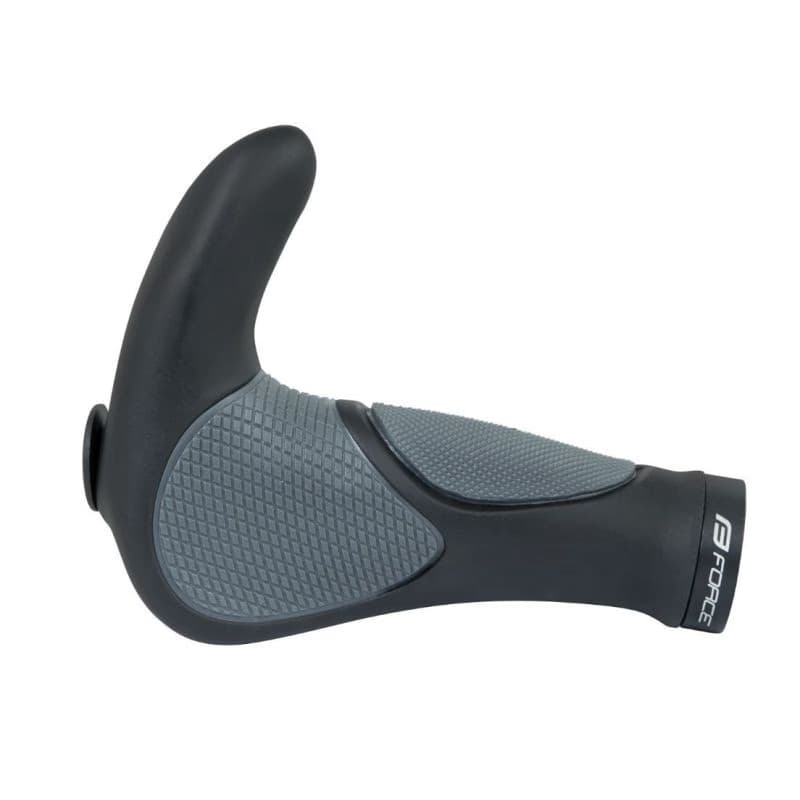 Rohy (bulhorny) na bicykel FORCE F GEL bullhorn 102mm, black-grey 2