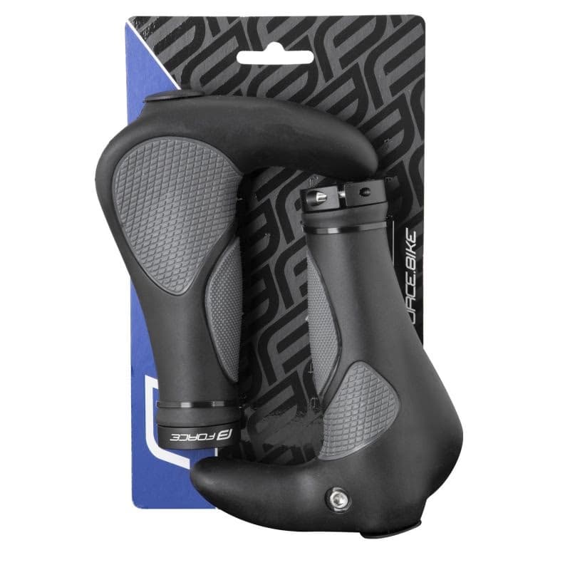 Rohy (bulhorny) na bicykel FORCE F GEL bullhorn 102mm, black-grey 5