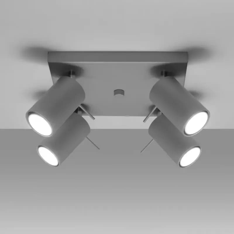 Stropná Lampa Oregon 4 BLACK A-452 1