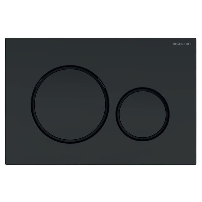 GEBERIT SIGMA20 ovládacie tlačítko, Easy-to clean, čierny mat 115.882.16.1 1