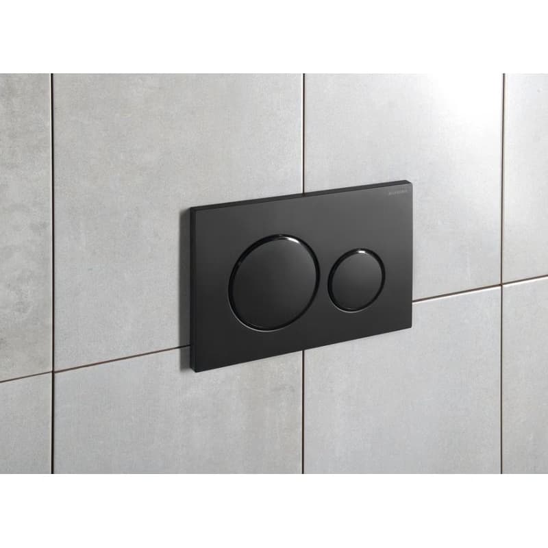 GEBERIT SIGMA20 ovládacie tlačítko, Easy-to clean, čierny mat 115.882.16.1 4