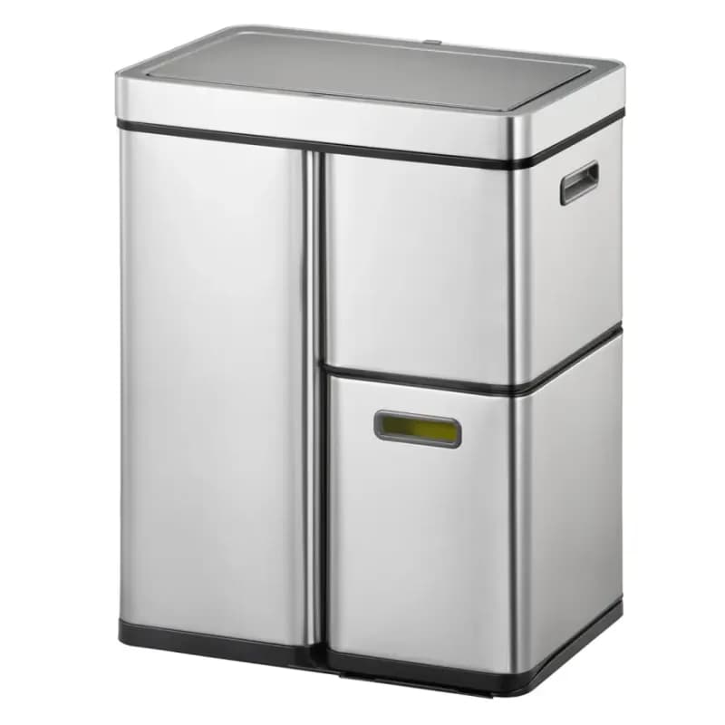 Odpadkový kôš Eko Mirage plus 30+15+15l inox 933860 1