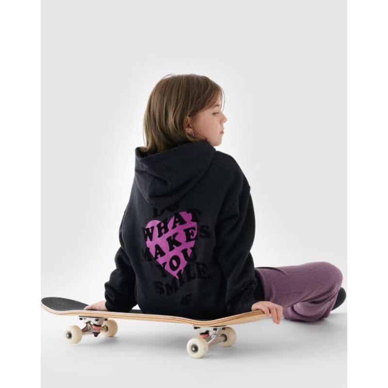 Dievčenská mikina s kapucňou 4F JUNIOR SWEATSHIRT-JWAW24TSWSF1218-20S-DEEP BLACK 5