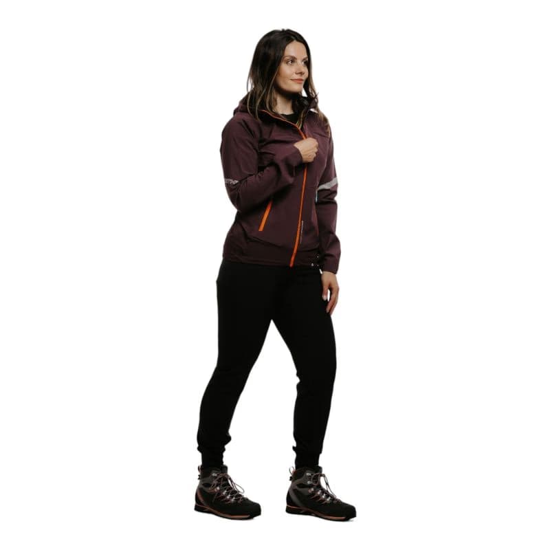 Dámska turistická softshellová bunda NORTHFINDER DONNA-481-plum 5