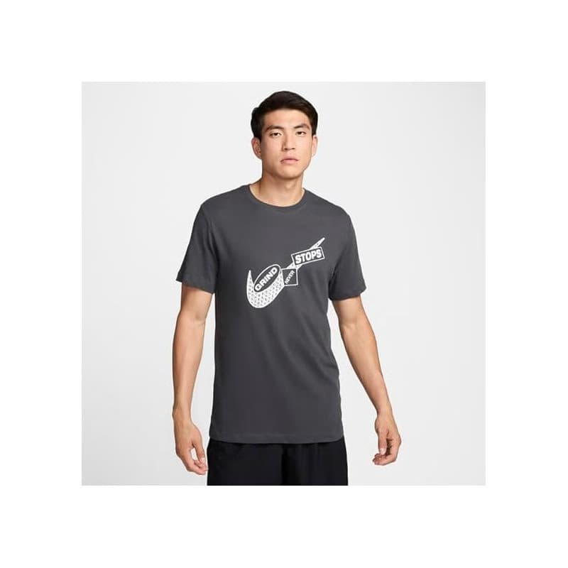 Pánske tričko s krátkym rukávom NIKE M NK DF TEE GYM KIT 2-060 ANTHRACITE 2