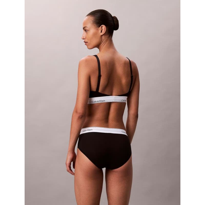 Dámska podprsenka CALVIN KLEIN Lightly Lined Bralette Icon Cotton Modal black 4