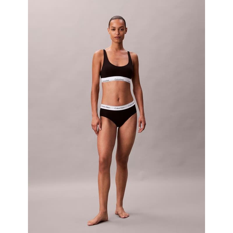 Dámska podprsenka CALVIN KLEIN Lightly Lined Bralette Icon Cotton Modal black 5