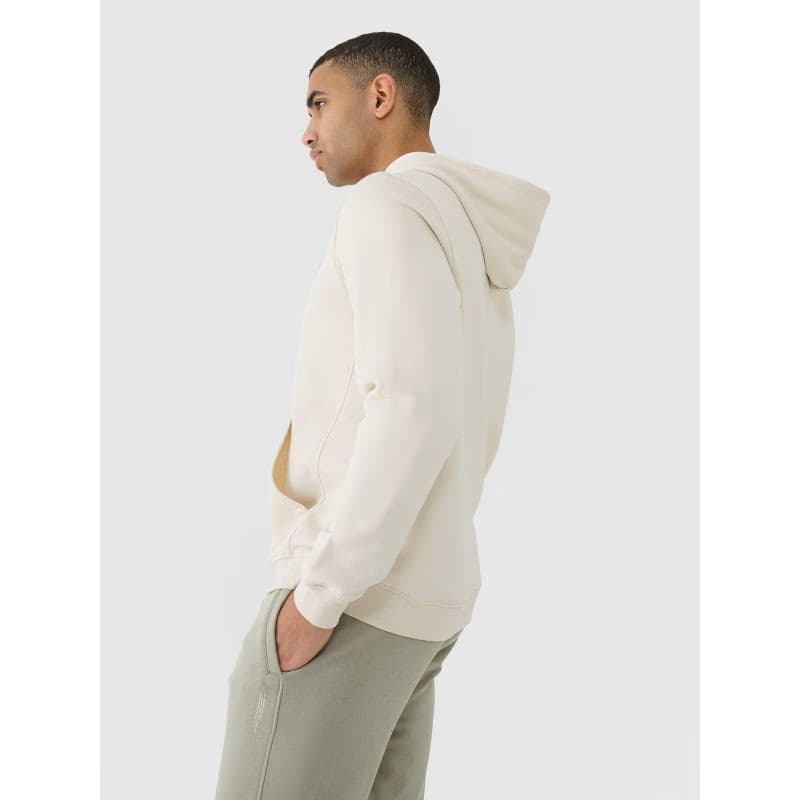 Pánska mikina s kapucňou 4F SWEATSHIRT M1585-12S-CREME 2