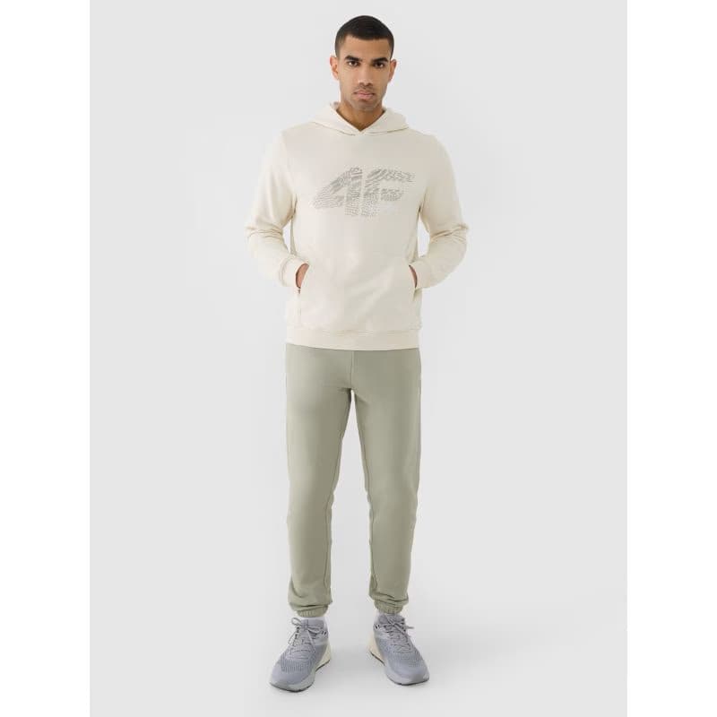 Pánska mikina s kapucňou 4F SWEATSHIRT M1585-12S-CREME 5