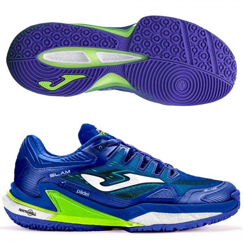 Pánska halová obuv JOMA Slam 2404 M royal blue green 2