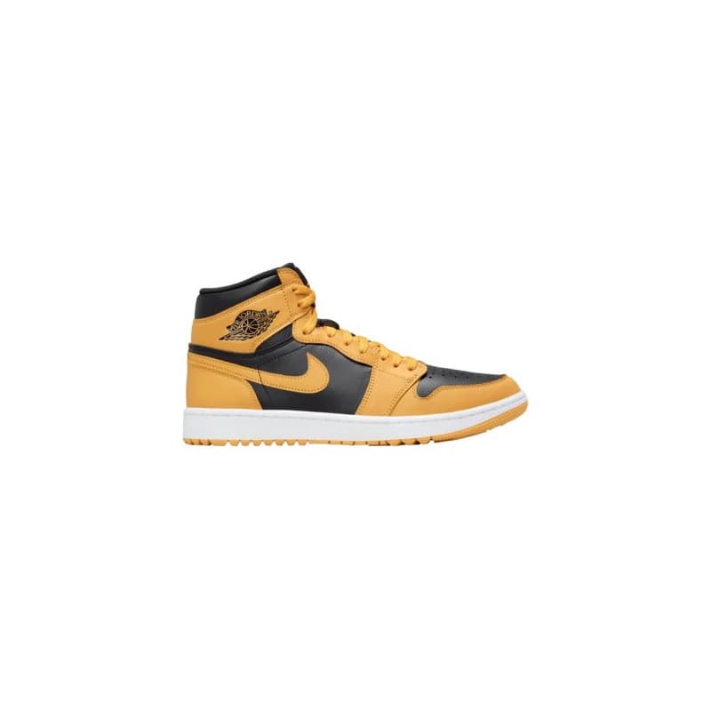 Pánska vychádzková obuv NIKE Air Jordan 1 High Golf pollen black white 1