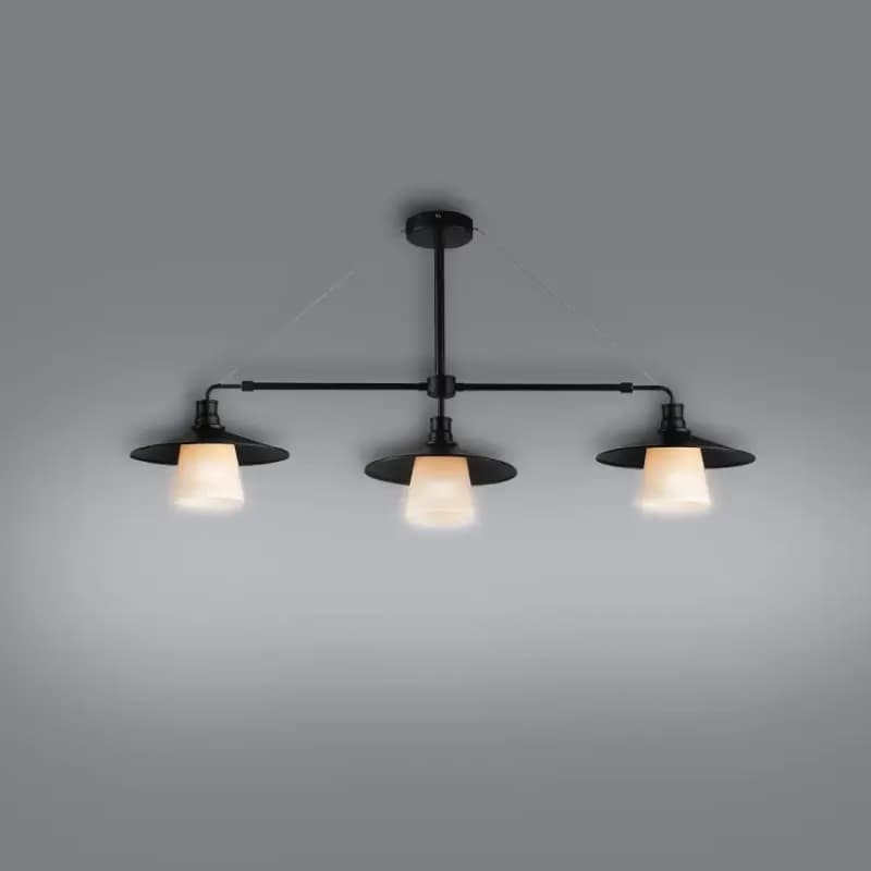 Závesné svietidlo Loft 3x60W E27 čierne