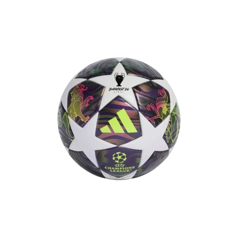 Futbalová lopta ADIDAS UCL LGE F DPURPL WHITE SYELLO