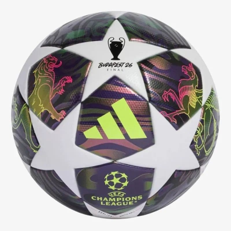 Futbalová lopta ADIDAS UCL LGE F DPURPL WHITE SYELLO 2