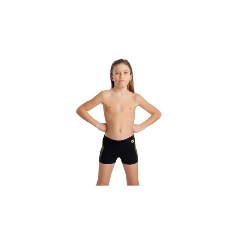 Juniorské plavecké boxerky ARENA BOYS SWIM SHORT GRAPHIC Black