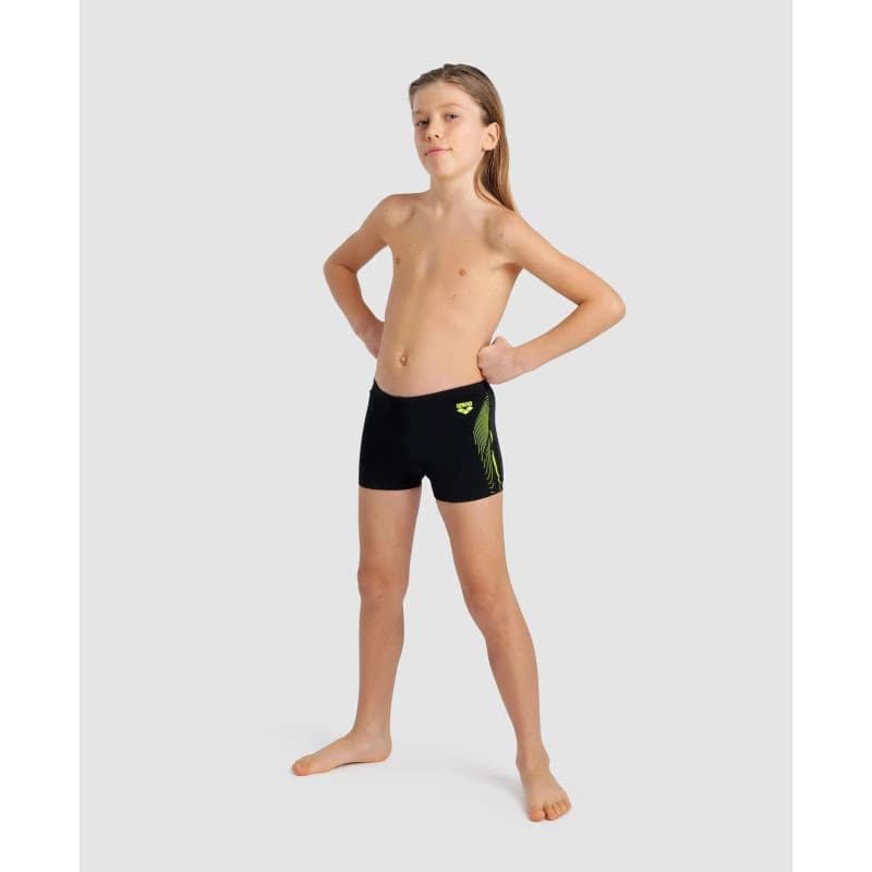Juniorské plavecké boxerky ARENA BOYS SWIM SHORT GRAPHIC Black 3