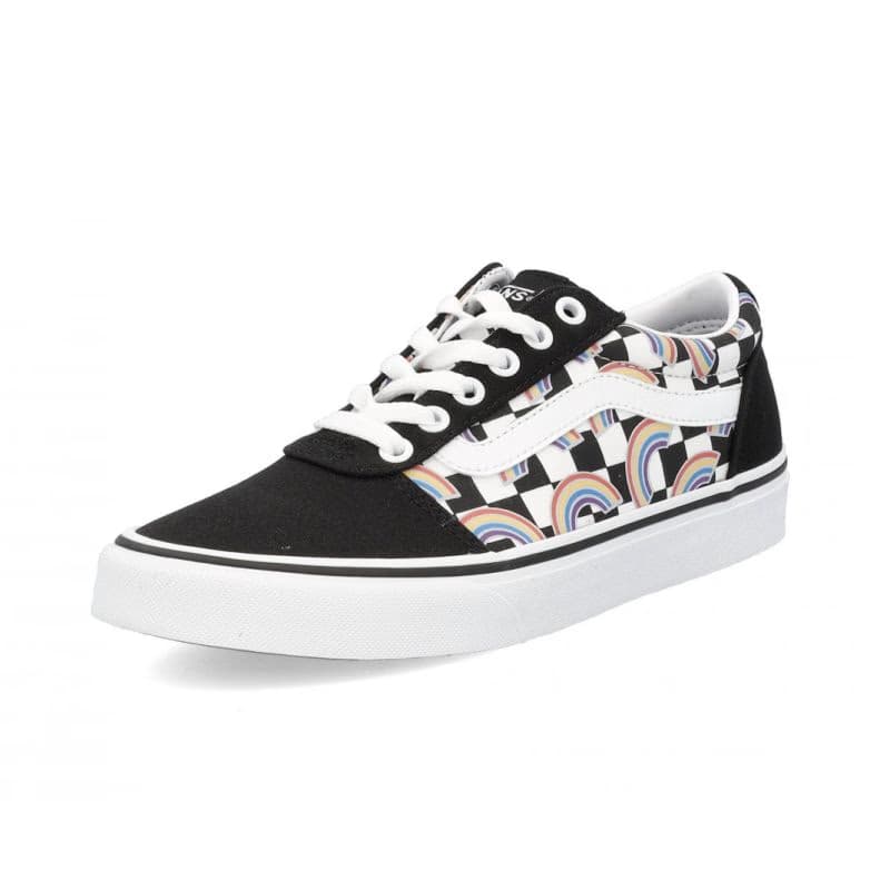 Dámska rekreačná obuv VANS WM Ward Rainbow Checkerboard multi white 2