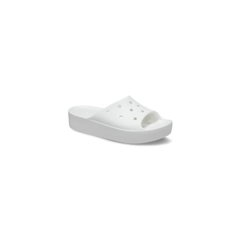 Dámske šlapky (plážová obuv) CROCS Classic Platform Slide white