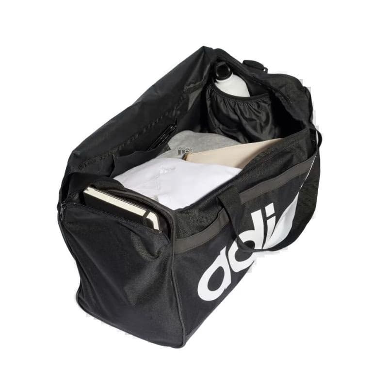 Cestovná taška ADIDAS LINEAR DUFFEL M BLACK WHITE 3