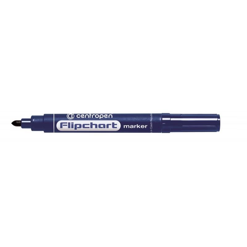 Značkovač Centropen 8550 na Flipchart modrý valcový hrot 2,5mm 1
