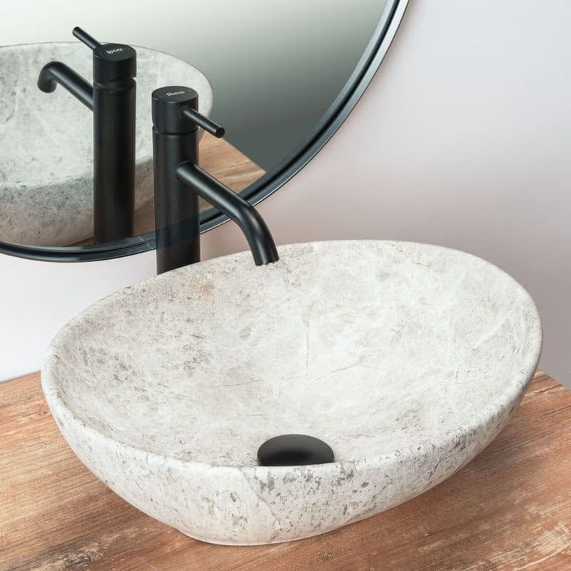 REA - Umývadlo na dosku Sofia Light Stone 41x34,5 REA-U0165 2