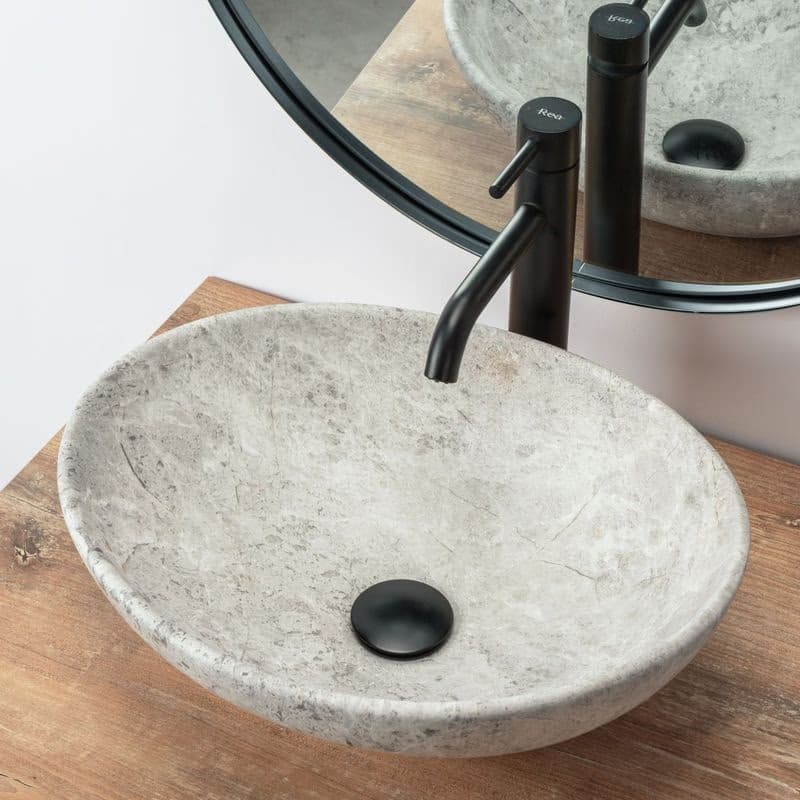 REA - Umývadlo na dosku Sofia Light Stone 41x34,5 REA-U0165 4
