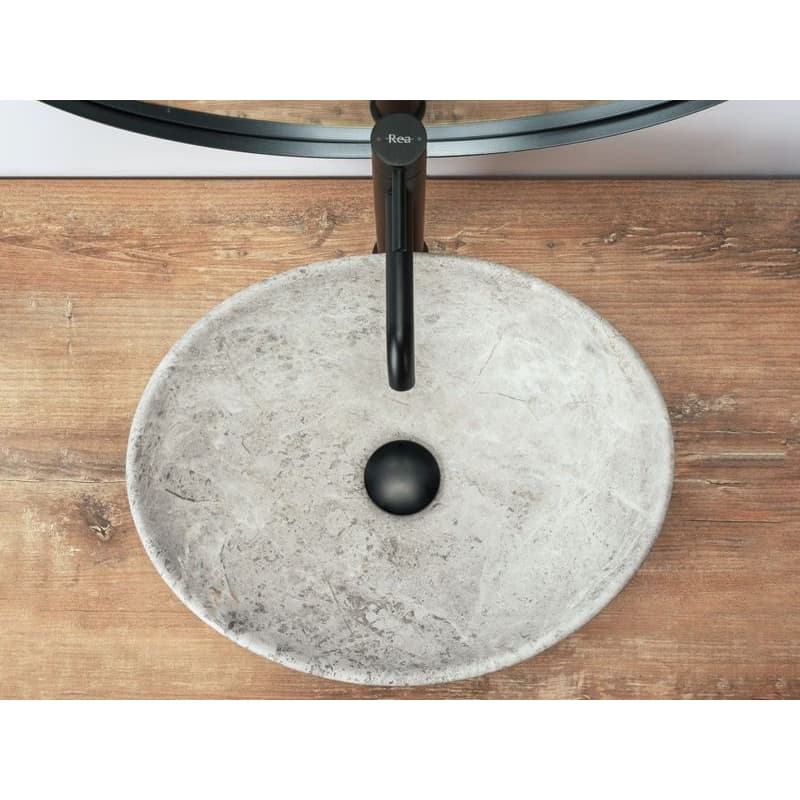 REA - Umývadlo na dosku Sofia Light Stone 41x34,5 REA-U0165 5