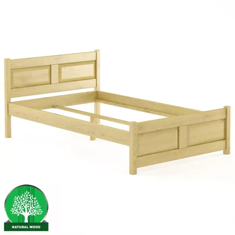 Posteľ buková LK109–140x200 prírodné 1