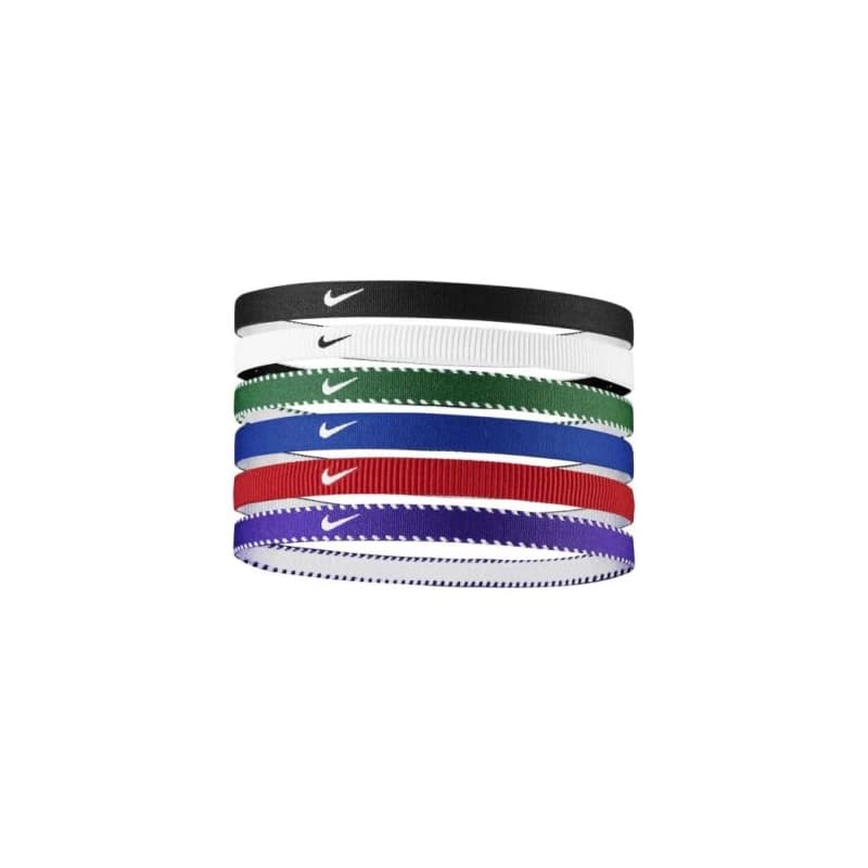 Čelenka NIKE FLEX CLASSIC HEADBANDS 6PK GAME ROYAL UNIVERSITY RED WHITE
