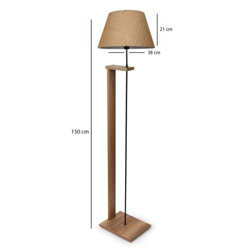 Drevená stojacia lampa AYD-3128 3