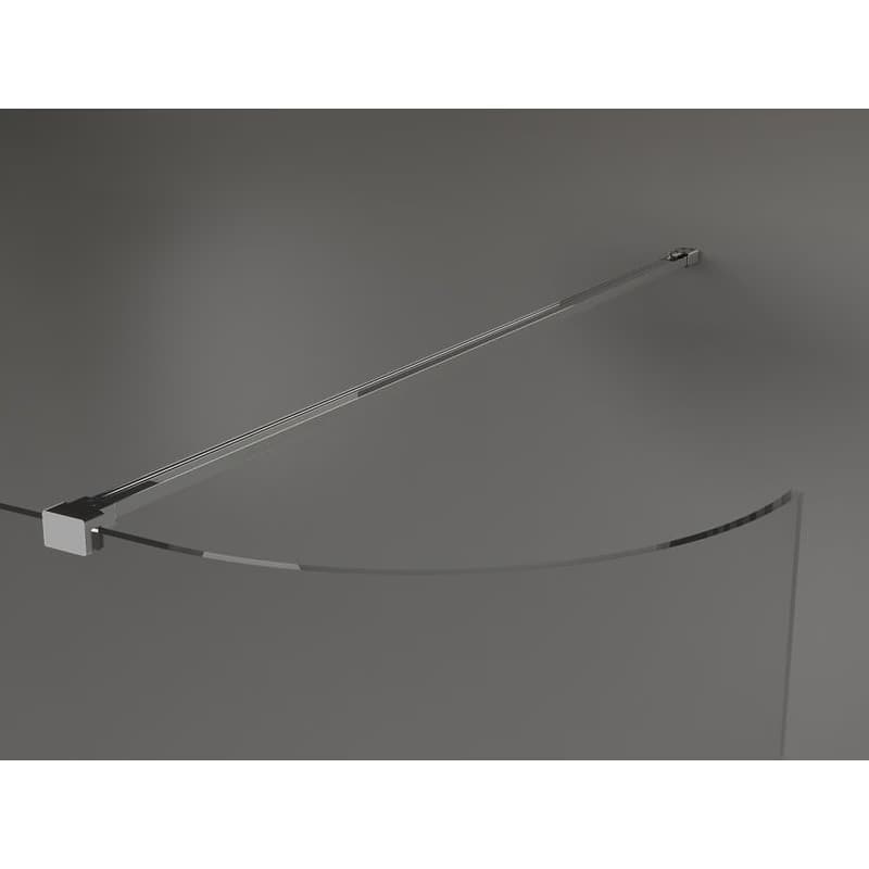 MEXEN/S - Kioto Sprchová zástena WALK-IN zaoblená 100 x 200, transparent 8 mm, chróm 800-100-101-01-06 6