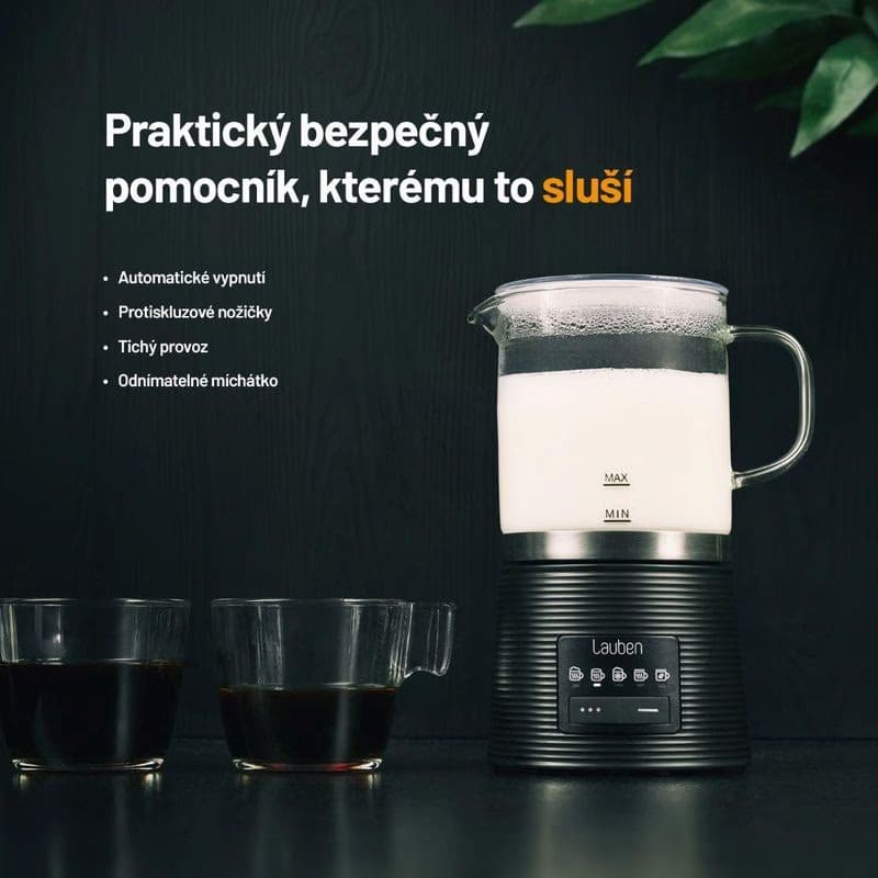 Lauben Milk Frother 600BG - napeňovač mlieka 5