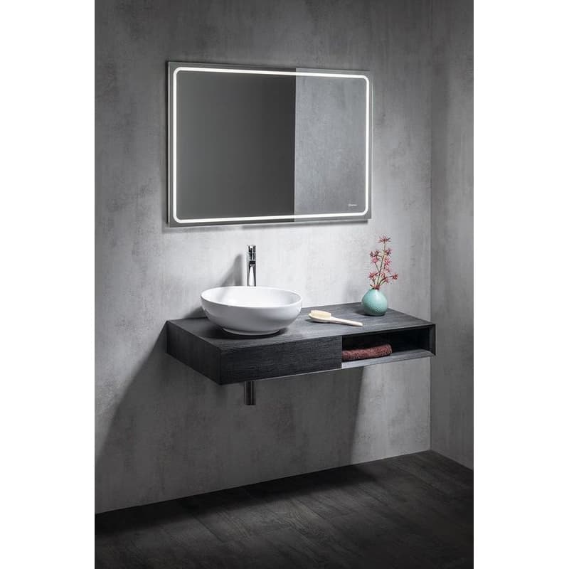 SAPHO - RONDANE keramické umývadlo, priemer 41cm, na dosku, biela AR435 6