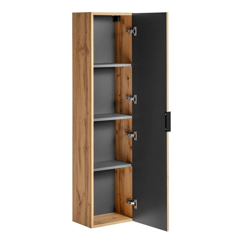 ArtCom Vysoká skrinka do kúpeľne ADEL Oak 80-01 2