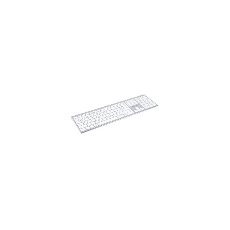 Powerton LIFE ULTRASLIM Klávesnica bezdrôtová CZ/SK, striebra 3